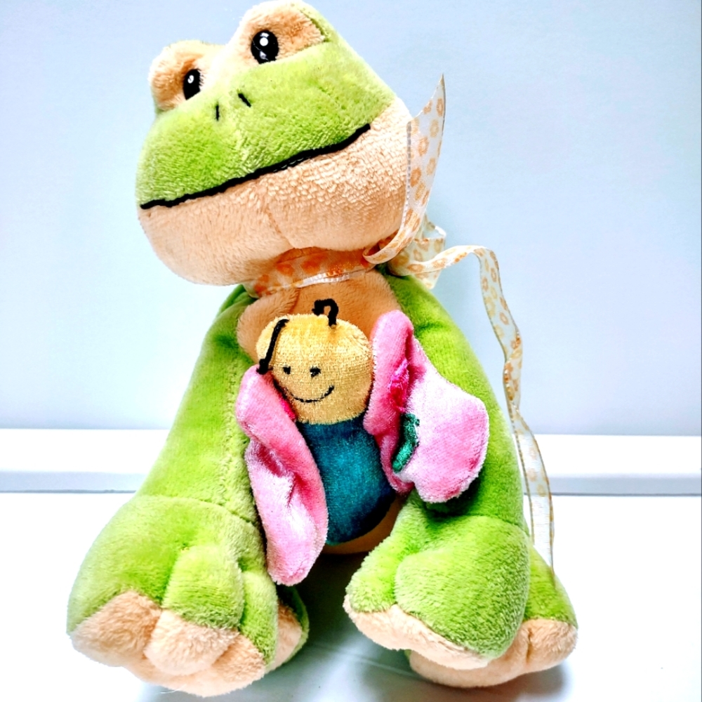 Easter Pals Frog and Butterfly Plush 8 inches Collectible